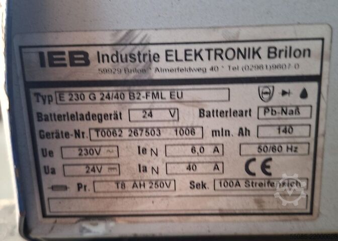 Charger  Ladegerät Typ E 230 G 24/40 B2-FML EU