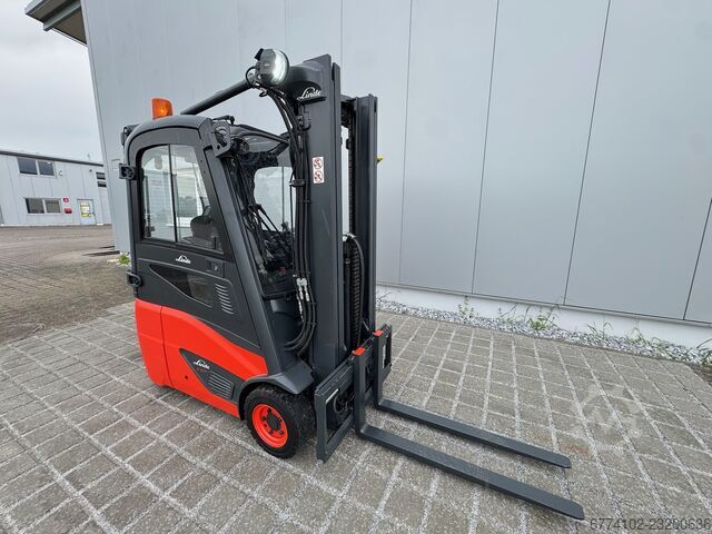 Electric - 3 wheels Linde E15-386-02 + Ladegerät 3681 --EK--V0262