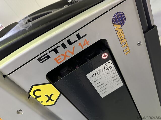 EXV 14 * DEMO * Atex EX * Miretti 3D / Zone 22  !! NEW battery !! STILL EXV 14 * DEMO * Atex EX * Miretti 3D / Zone 22  !! NEW battery !!