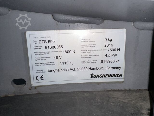 EZS 590 * DEMO!! NEW battery!! JUNGHEINRICH EZS 590 * DEMO !! NEW battery !!