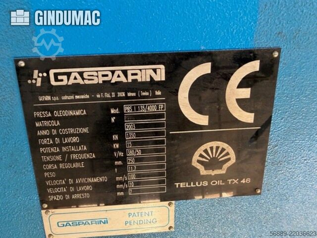 GASPARINI PBS 1 125/4000 FP GASPARINI PBS 1 125/4000 FP