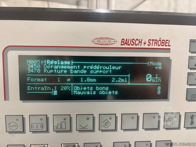 Bausch + Ströbel ESA 1025 – automatische Etikettiermaschine Bausch + Ströbel ESA 1025