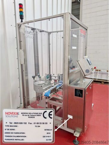 Novexx Solutions TE 204 – Manipulationssichere Etikettiermaschine Novexx Solutions TE 204