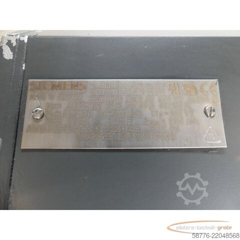 Control unit Siemens 1FT6108-8AC71-3EB1 Servomotor SN: YFNN14040902001