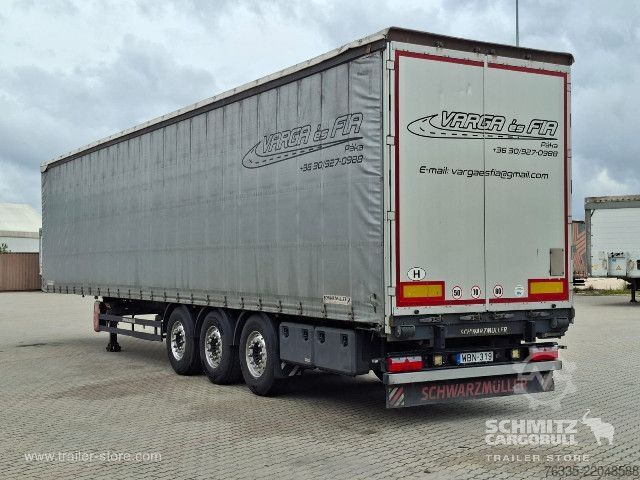 Open semitrailer with tarp Schwarzmüller Curtainsider Standard