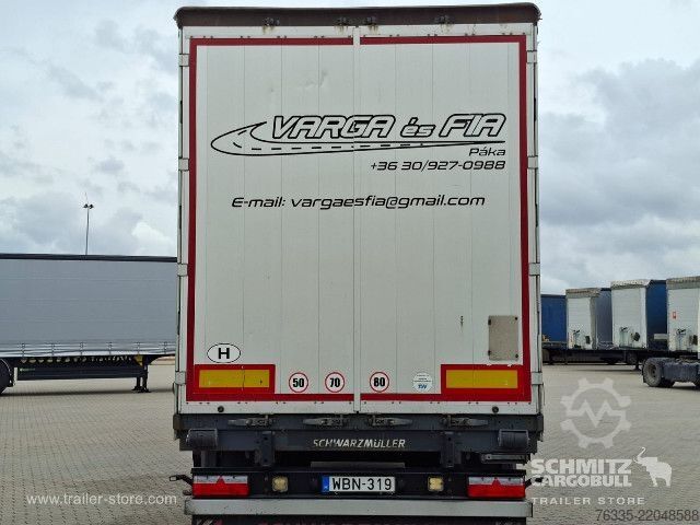 Open semitrailer with tarp Schwarzmüller Curtainsider Standard
