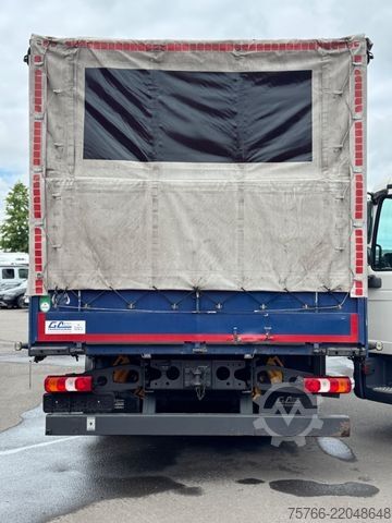 Flatbed truck with tarp MERCEDES-BENZ ANTOS 2536 L /LENKACHSE / EDSCHA / RADSTAND 5,5m
