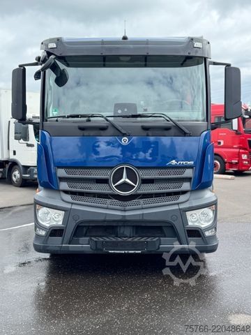 Flatbed truck with tarp MERCEDES-BENZ ANTOS 2536 L /LENKACHSE / EDSCHA / RADSTAND 5,5m