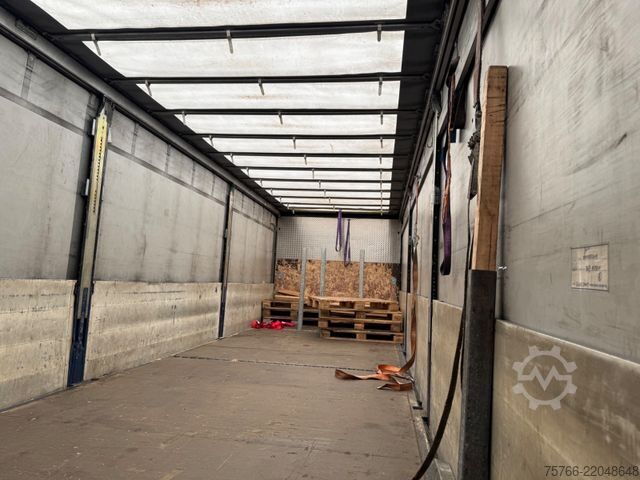 Flatbed truck with tarp MERCEDES-BENZ ANTOS 2536 L /LENKACHSE / EDSCHA / RADSTAND 5,5m