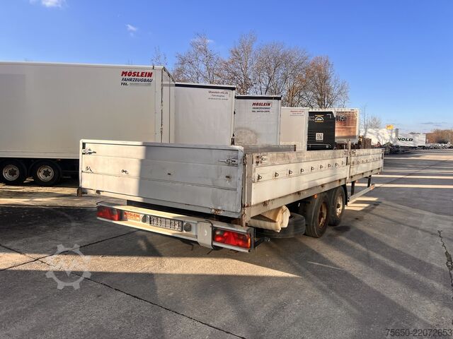 Open trailer with tarp Tang, Karl ZP105  Tandem Pritschenanhänger
