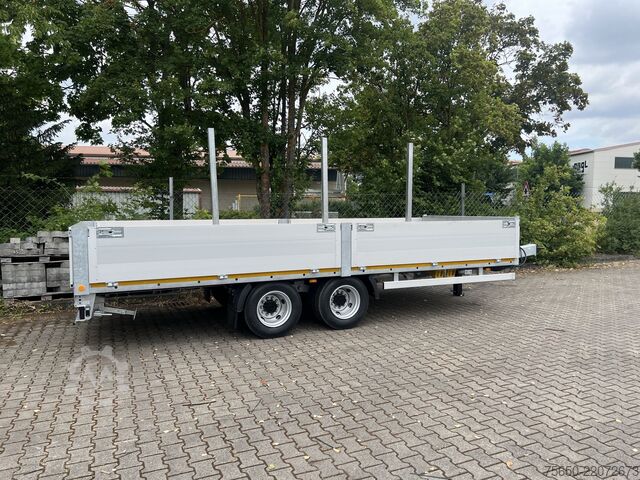 Open trailer Möslein THT 14,4 G 7,2  14,4 t Tandem- Pritschenanhänger- Tieflader