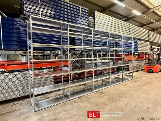 Cantilever rack 6,54 lfm Gebrauchtes STOW Fachbodenregal 300 cm hoch, 60 cm tief, 7 Lagerebenen
