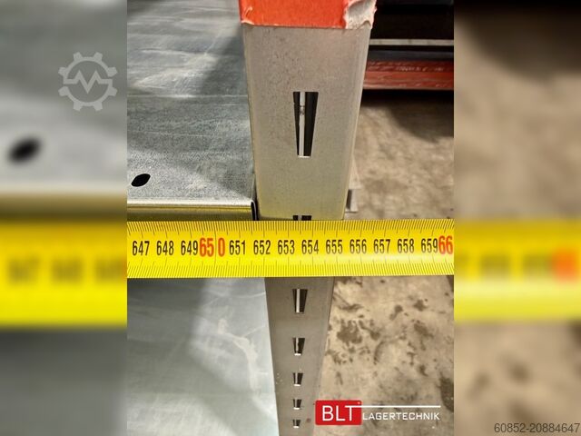 Cantilever rack 6,54 lfm Gebrauchtes STOW Fachbodenregal 300 cm hoch, 60 cm tief, 7 Lagerebenen