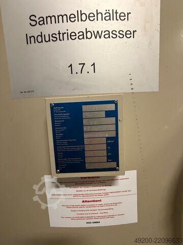 Industrial water treatment plant H2O GmbH VACUDEST L