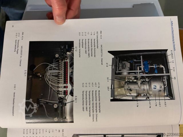 Industrial water treatment plant H2O GmbH VACUDEST L