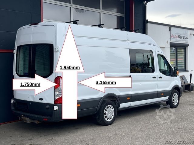 High top van FORD Transit L4H2 DOKA Klima Kamera Tempomat 6-Sitze