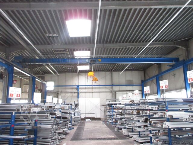 Crane sky Crane overhead crane Crane runway Demag Portalkran Hallenkran + Stahlbau Demag Seilzug 2,5t 2500Kg Länge 36x14,5m