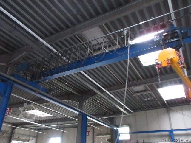 Crane sky Crane overhead crane Crane runway Demag Portalkran Hallenkran + Stahlbau Demag Seilzug 2,5t 2500Kg Länge 36x14,5m