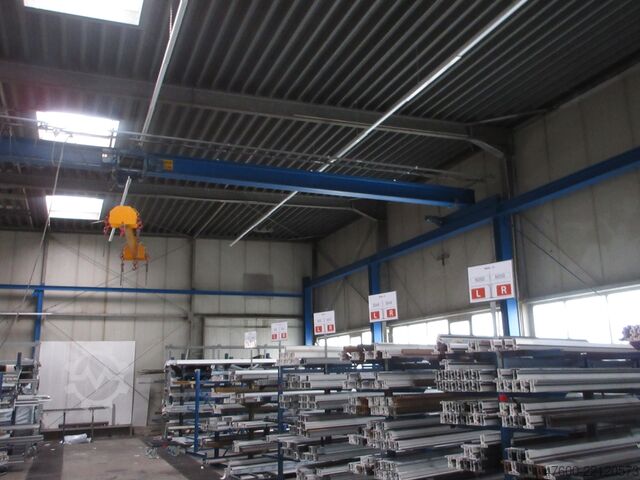 Crane sky Crane overhead crane Crane runway Demag Portalkran Hallenkran + Stahlbau Demag Seilzug 2,5t 2500Kg Länge 36x14,5m