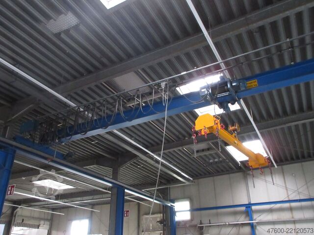 Crane sky Crane overhead crane Crane runway Demag Portalkran Hallenkran + Stahlbau Demag Seilzug 2,5t 2500Kg Länge 36x14,5m