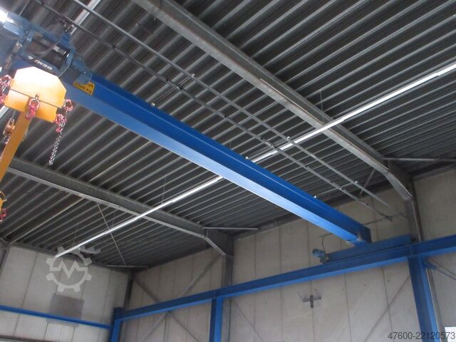 Crane sky Crane overhead crane Crane runway Demag Portalkran Hallenkran + Stahlbau Demag Seilzug 2,5t 2500Kg Länge 36x14,5m