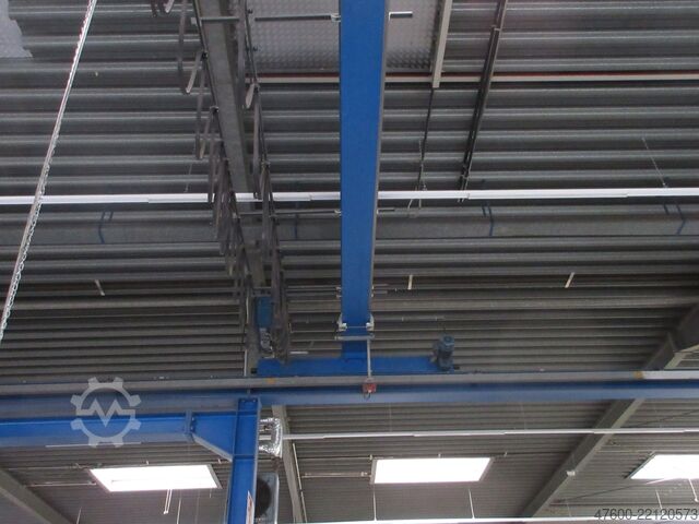 Crane sky Crane overhead crane Crane runway Demag Portalkran Hallenkran + Stahlbau Demag Seilzug 2,5t 2500Kg Länge 36x14,5m