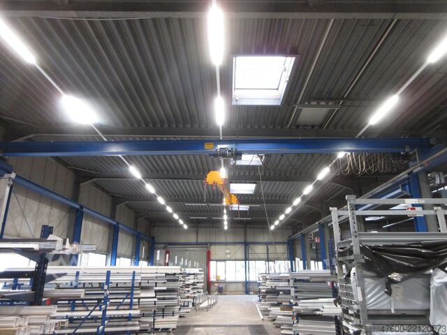 Crane sky Crane overhead crane Crane runway Demag Portalkran Hallenkran + Stahlbau Demag Seilzug 2,5t 2500Kg Länge 36x14,5m