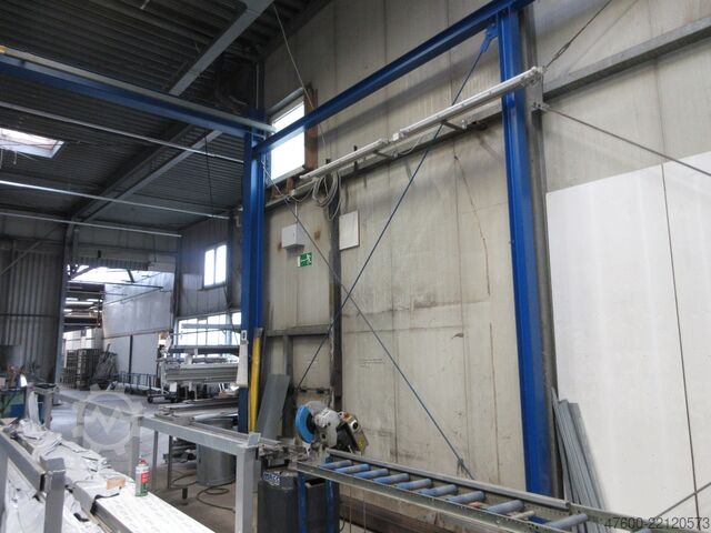 Crane sky Crane overhead crane Crane runway Demag Portalkran Hallenkran + Stahlbau Demag Seilzug 2,5t 2500Kg Länge 36x14,5m