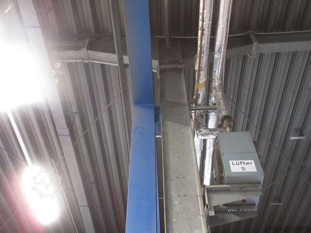 Crane sky Crane overhead crane Crane runway Demag Portalkran Hallenkran + Stahlbau Demag Seilzug 2,5t 2500Kg Länge 36x14,5m