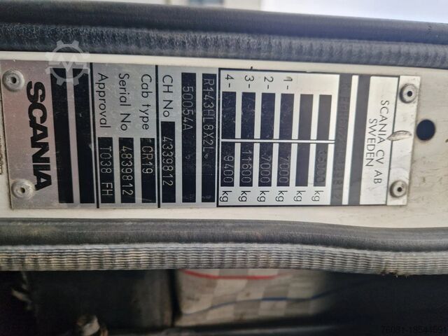 Car transporter Scania R143-500 V8 8x2