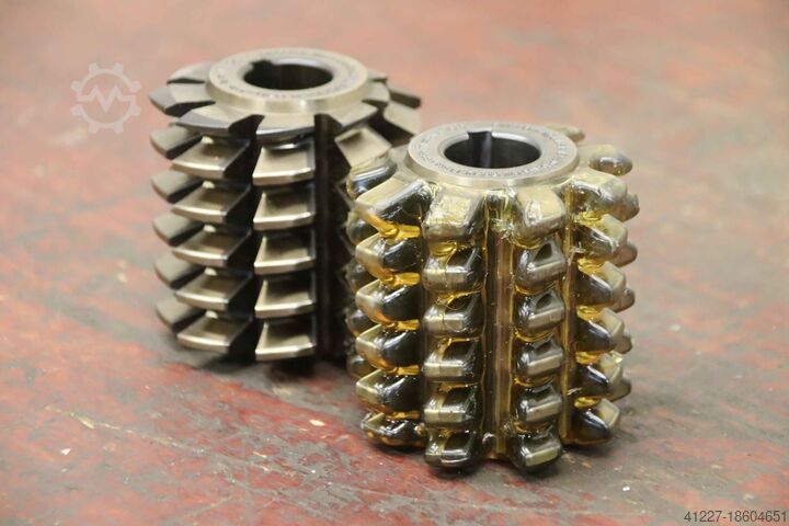 Modulfräser Wälzfräser 2 Stück Fette Mod.4,5 R1 EW 20° Aufnahme 27 mm