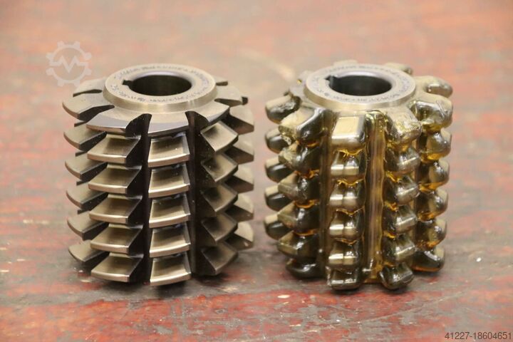 Modulfräser Wälzfräser 2 Stück Fette Mod.4,5 R1 EW 20° Aufnahme 27 mm