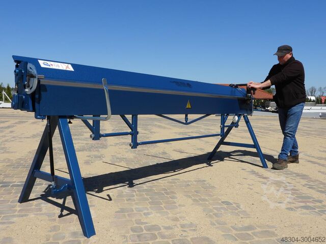 Schwenkbiegemaschine Prod-Masz Abkantmaschine Hersteller ZGR-3140/0.8 3m Abkantbank