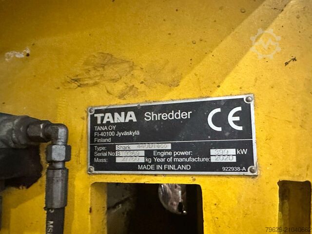 Mobile Zerkleinerungsanlage Tana Shark 440 DT Eco