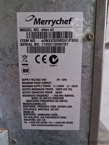 Ladenofen Merrychef E3