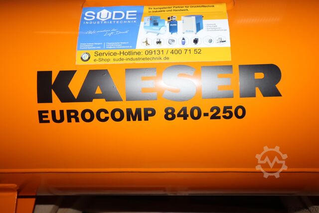 4 kW Kolbenkompressor mit Behälter KAESER EPC 840-250lg