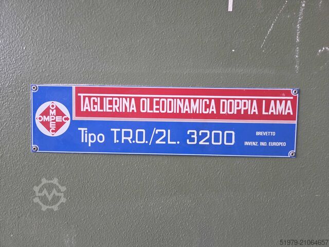 Doppelmesser Furnierschere Ompec OA 3200/400