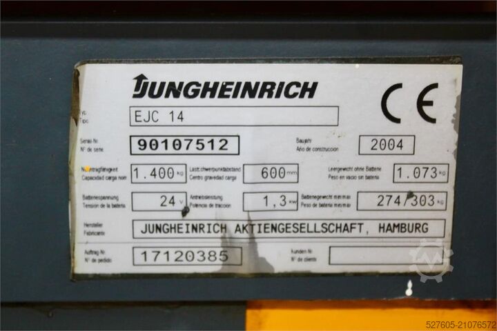 Stapler Jungheinrich EJC 14 535 DZ