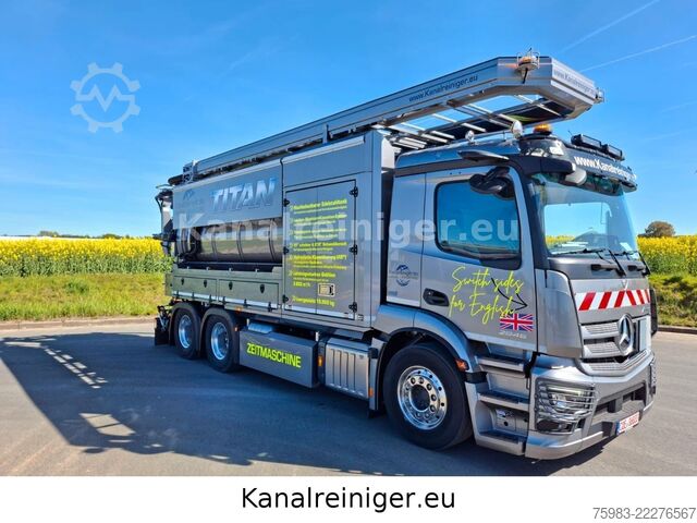 Saugwagen MERCEDES-BENZ Actros 2546 L 6x2 BL Krüger Sauger SSP12-2 GAK