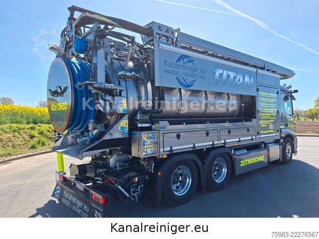 Saugwagen MERCEDES-BENZ Actros 2546 L 6x2 BL Krüger Sauger SSP12-2 GAK