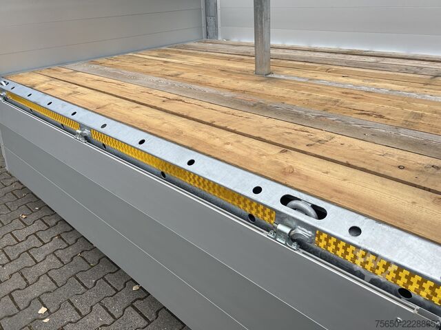 Open trailer Möslein THT 14,4 G 6,2 L  14,4 t Tandem- Pritschenanhänger- Tieflader