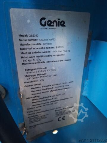 Scherenarbeitsbühne Genie GS-5390 RT