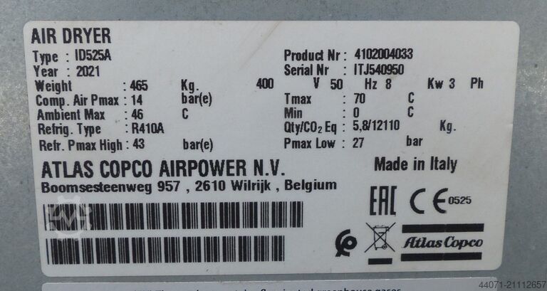 Schraubenkompressor GA160VSD+FF Atlas Copco GA160VSD+FF