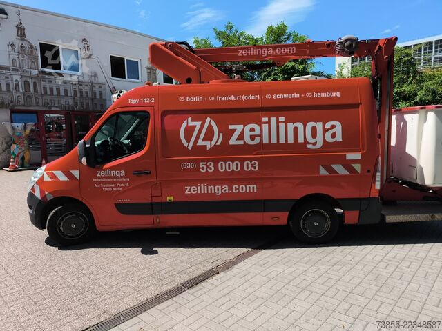 Truck-Mounted Boom Lift Renault Master France Elevateur 142TPFi