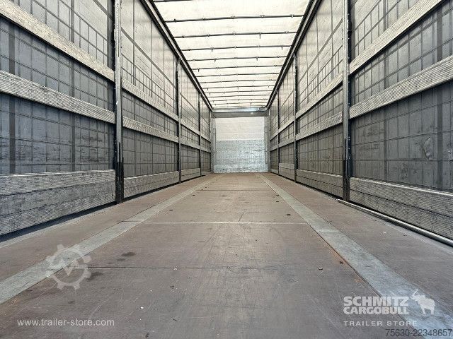 Open semitrailer with tarp Schmitz Cargobull Semitrailer Curtainsider Coil