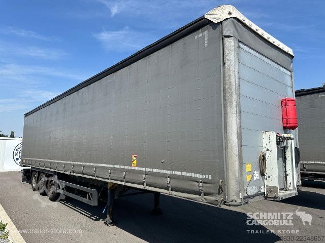 Open semitrailer with tarp Schmitz Cargobull Semitrailer Curtainsider Coil