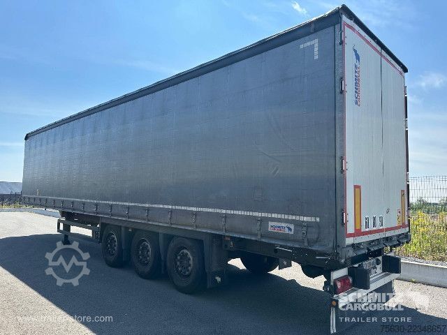 Open semitrailer with tarp Schmitz Cargobull Semitrailer Curtainsider Coil