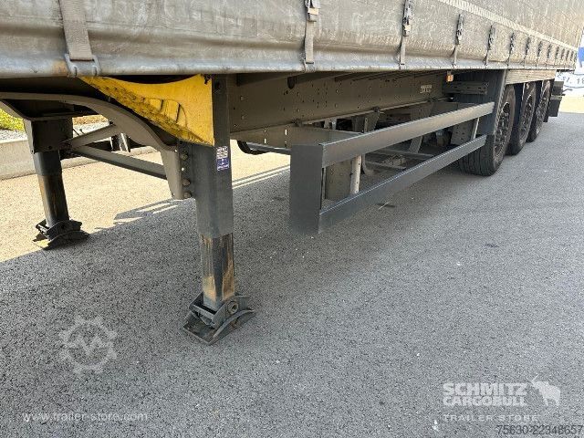 Open semitrailer with tarp Schmitz Cargobull Semitrailer Curtainsider Coil