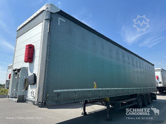 Open semitrailer with tarp Schmitz Cargobull Semitrailer Curtainsider Coil