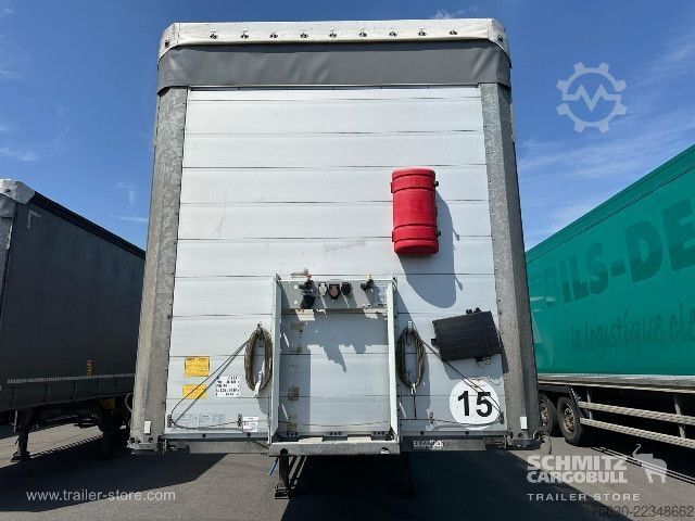 Open semitrailer with tarp Schmitz Cargobull Semitrailer Curtainsider Coil